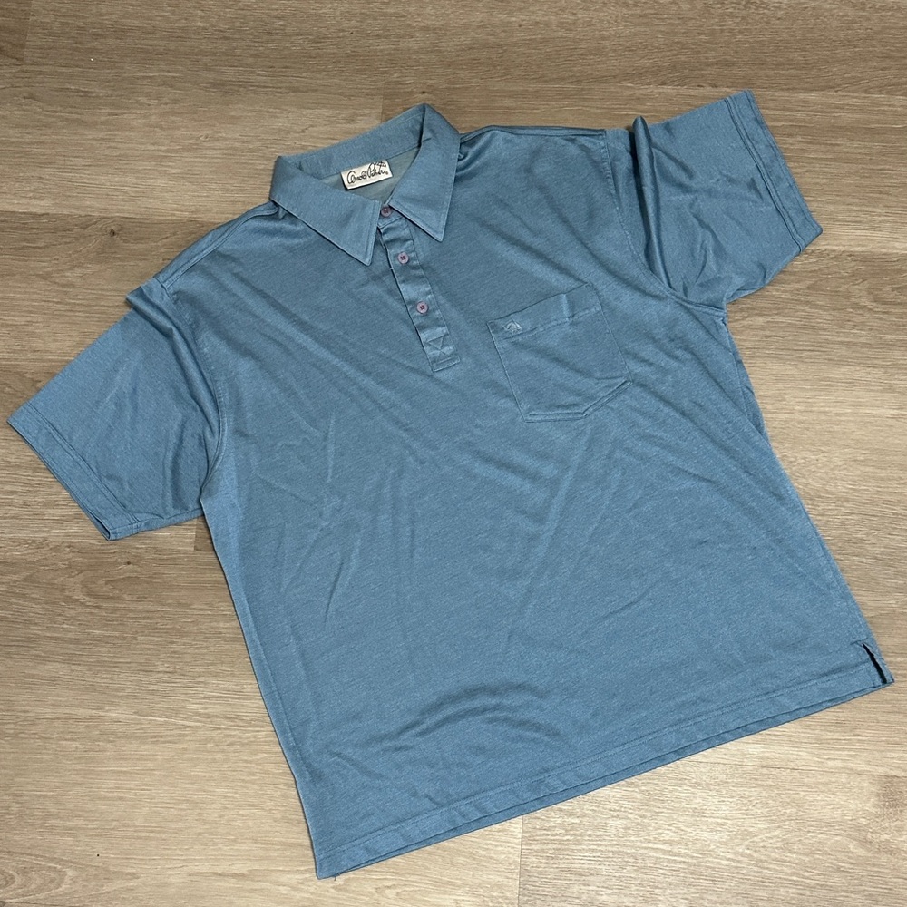 Casual Male Classic Blue Polo Shirt
